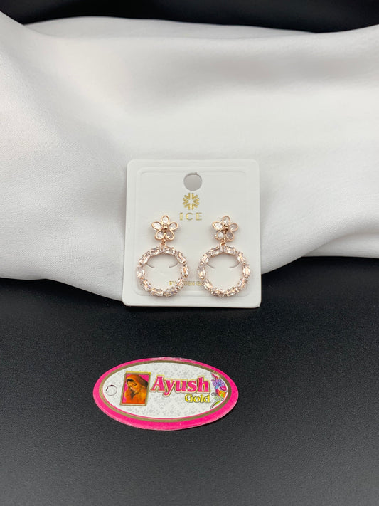 Rose Gold Earring KR-04