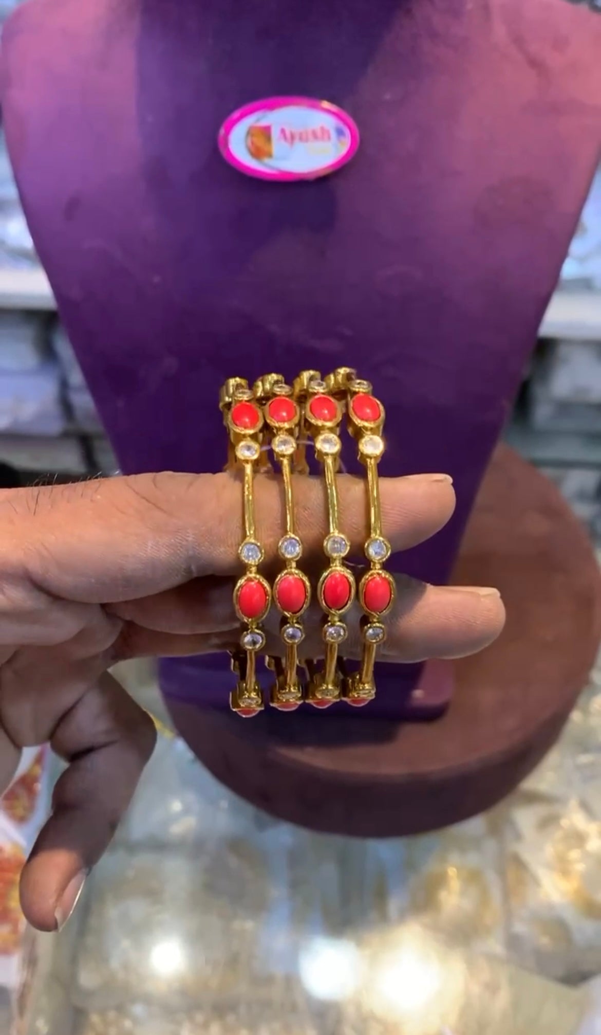 Coral bangles BG-117