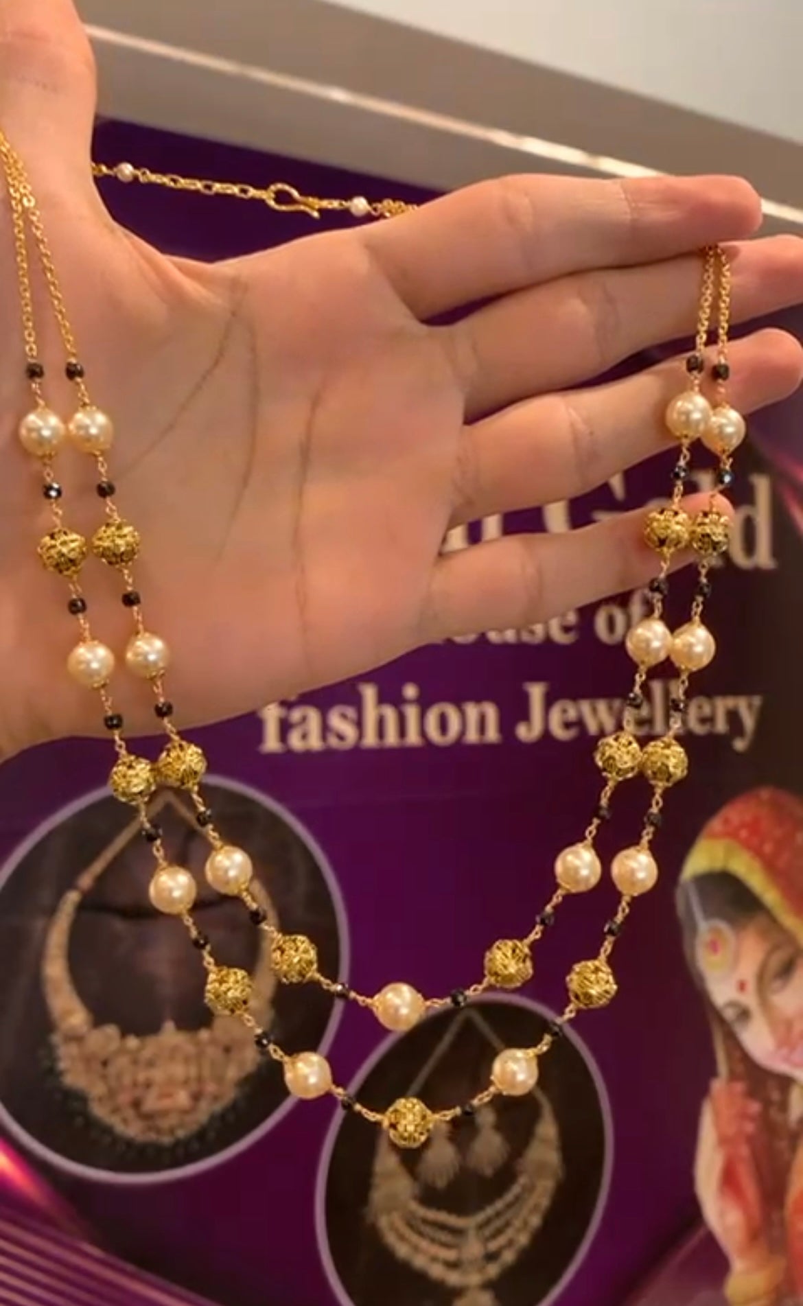 Nakshi balls with CZ beads BC-75