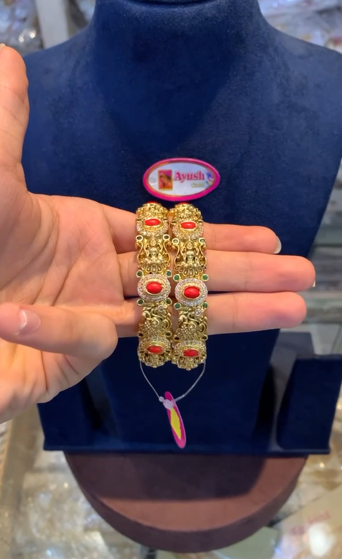 Coral Nakshi Bangles BG-136