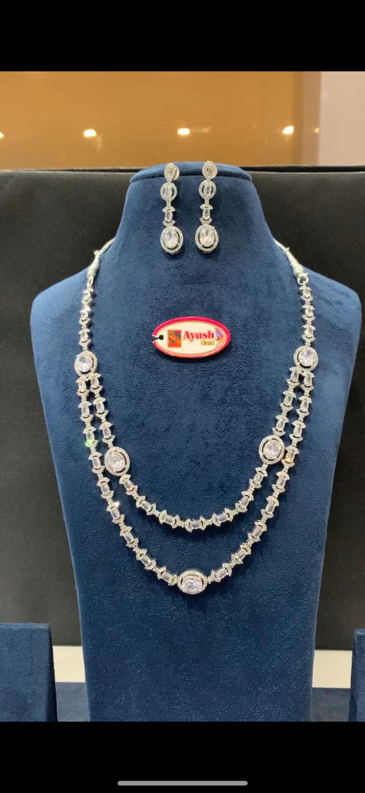 Silver Finish Necklace NK-200