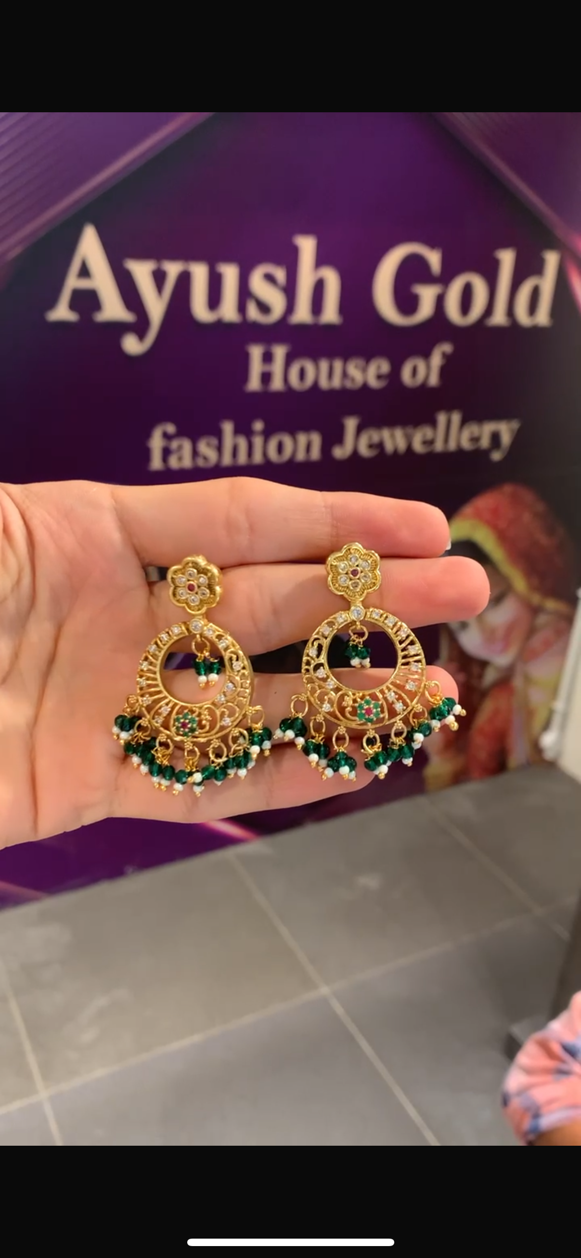 Chandbali earring JH-37