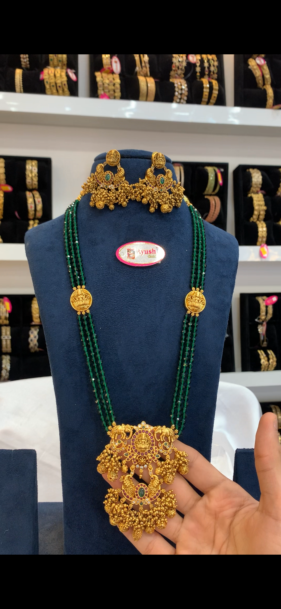 Nakshi locket with earring BC-81