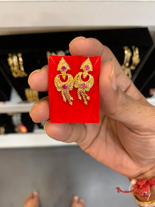 Gold plated earring GP-28