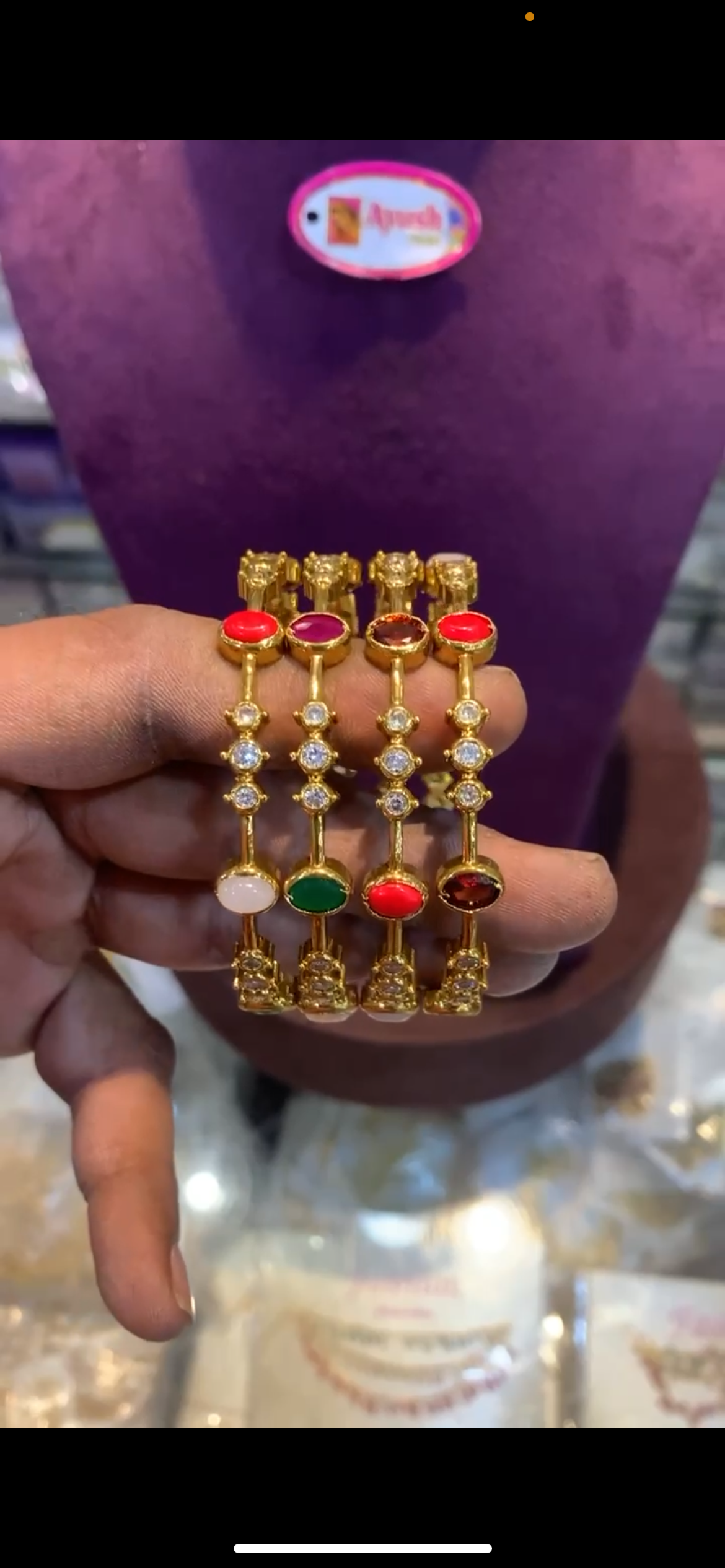 Navratan bangles BG-104
