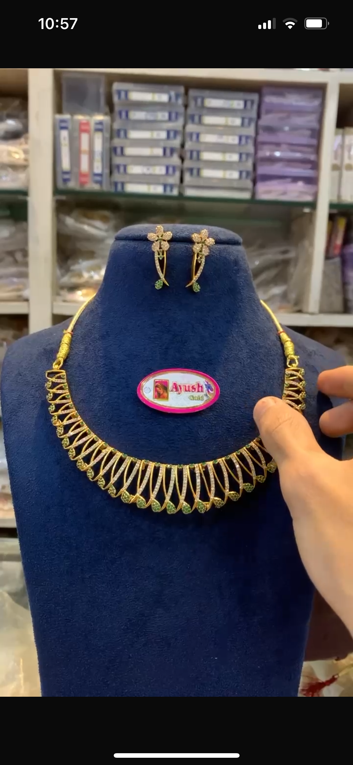 Matt finish necklace NK-169