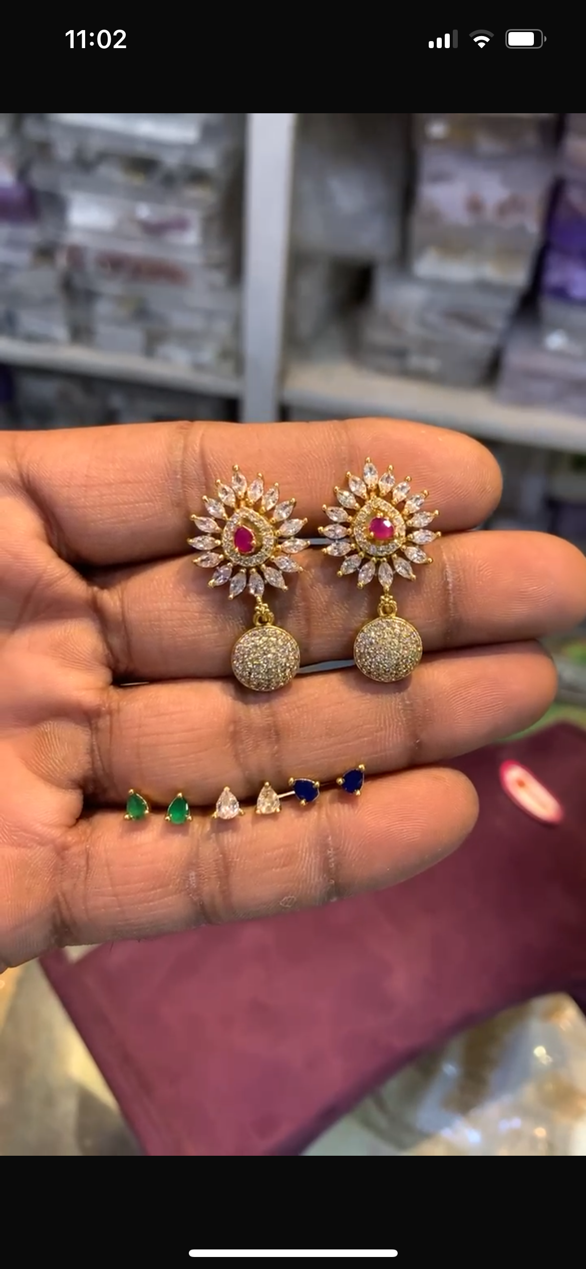 Changeable earring Studs-12