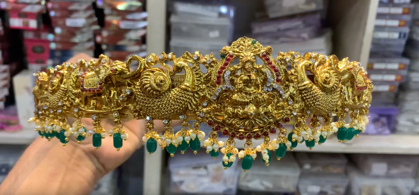 Belt with monalisa beads BL-09