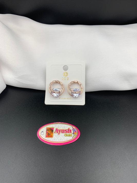 Rose Gold Earring KR-03
