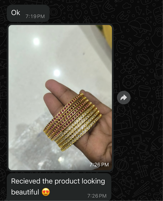 Uncut stone bangles reviews