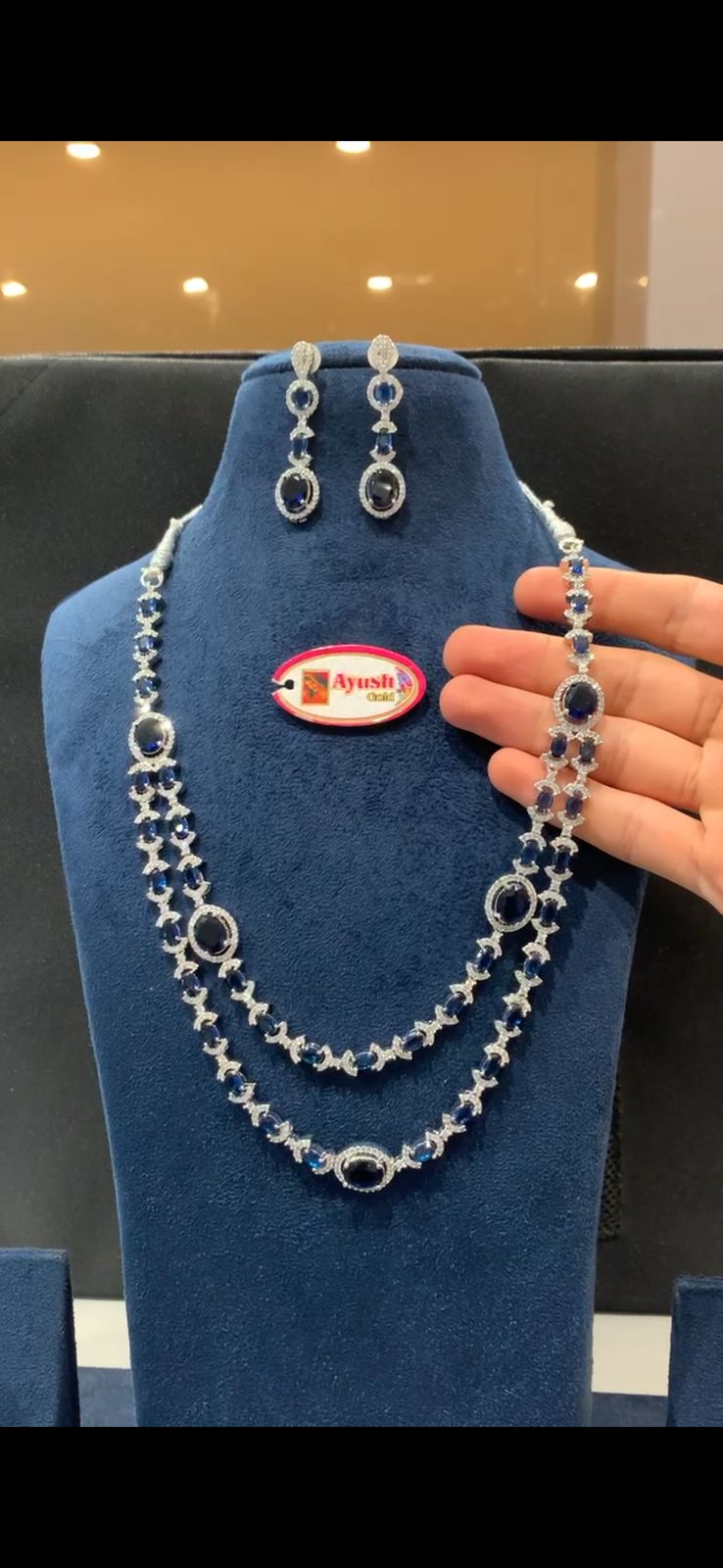 Silver Finish Necklace NK-200