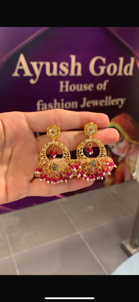 Chandbali earring JH-37