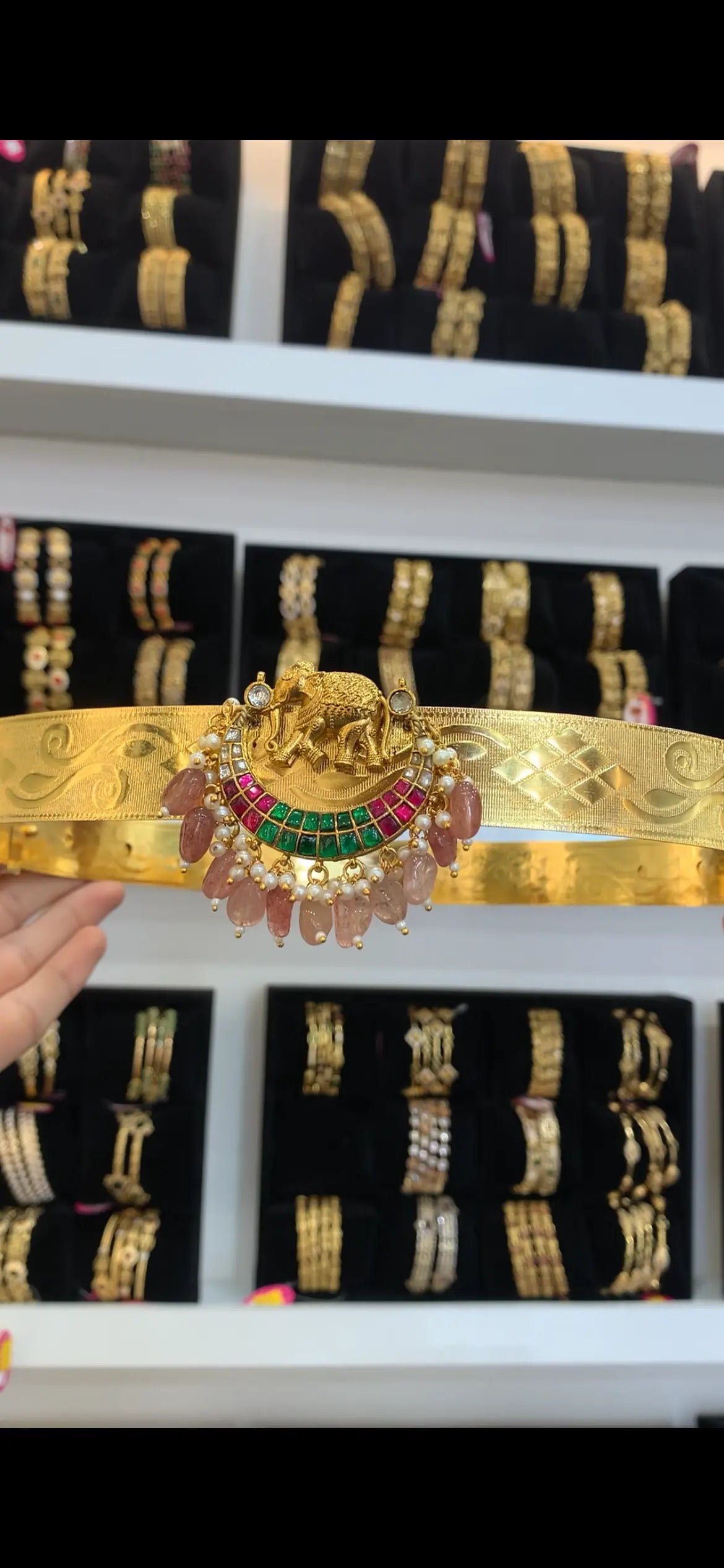 Jadau Kundan Adult Belt BL-56