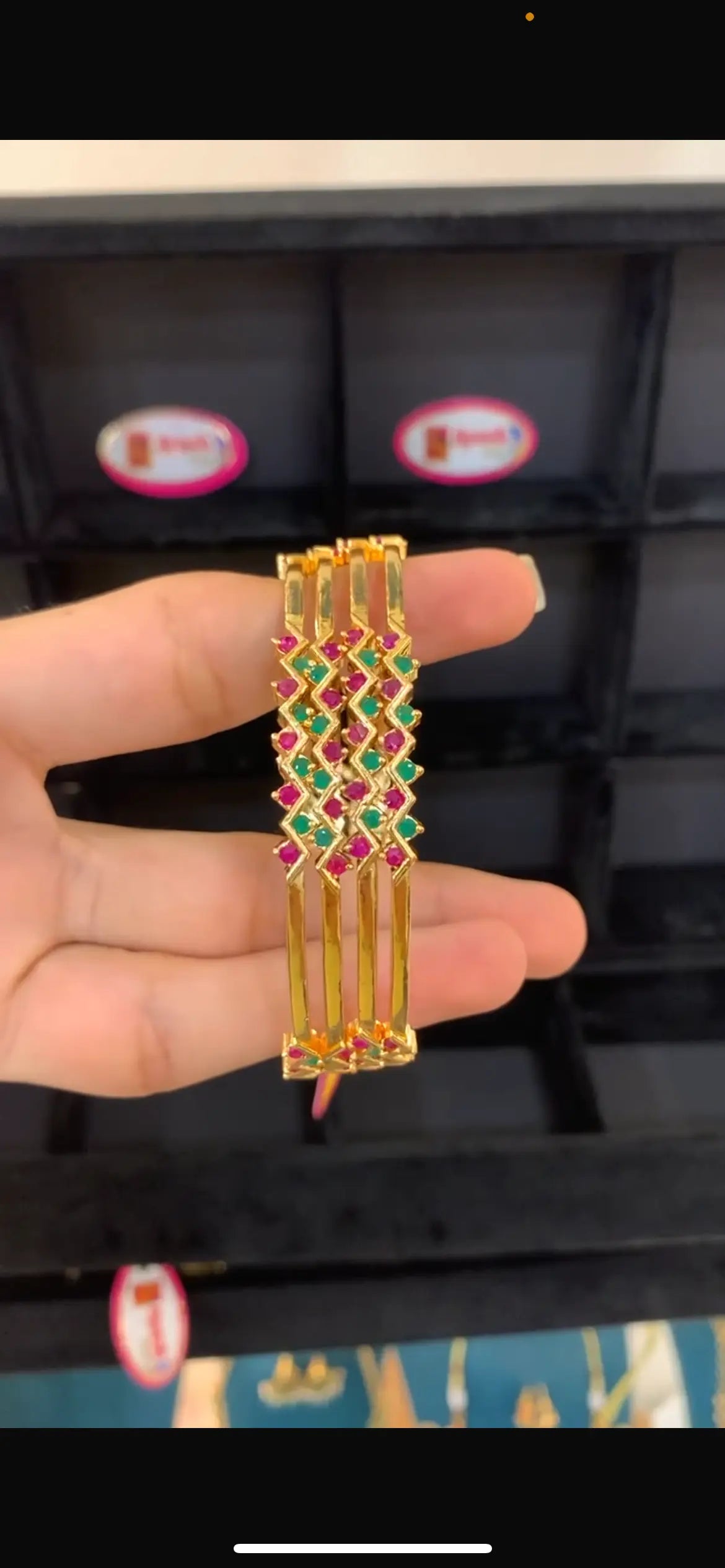 Gold finish Bangles BG-160