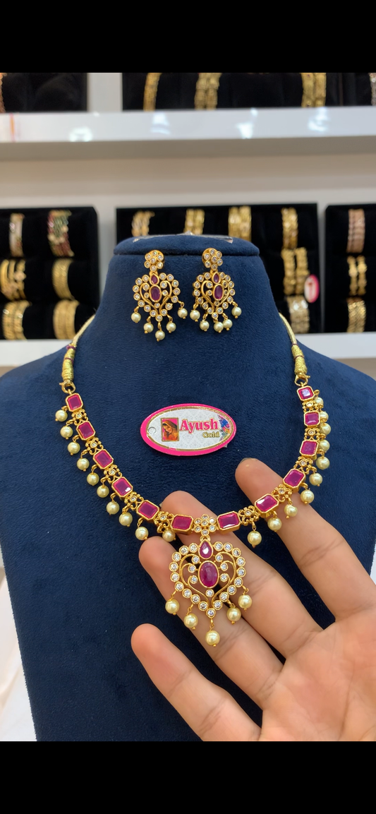 Matt Finish Necklace Nk-207