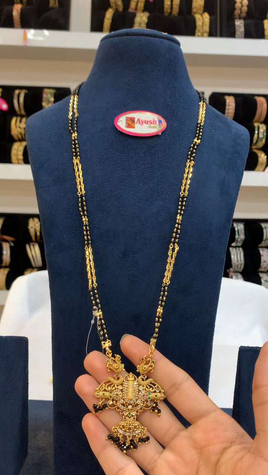 Black beads 24 inches BM-29