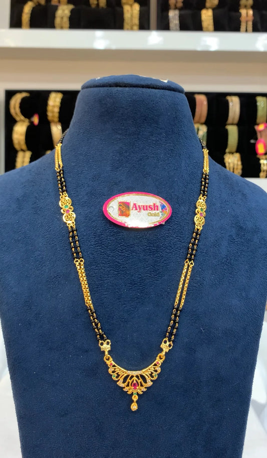 Black beads 18 inches BM-52