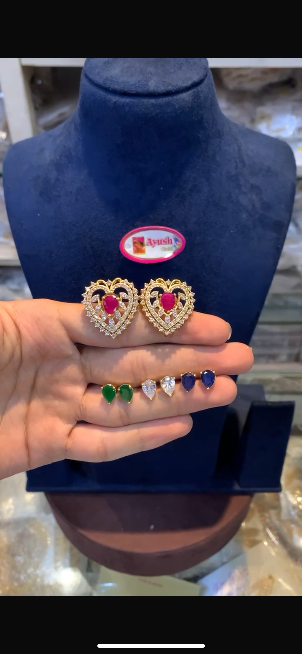 Changeable earring Studs-16